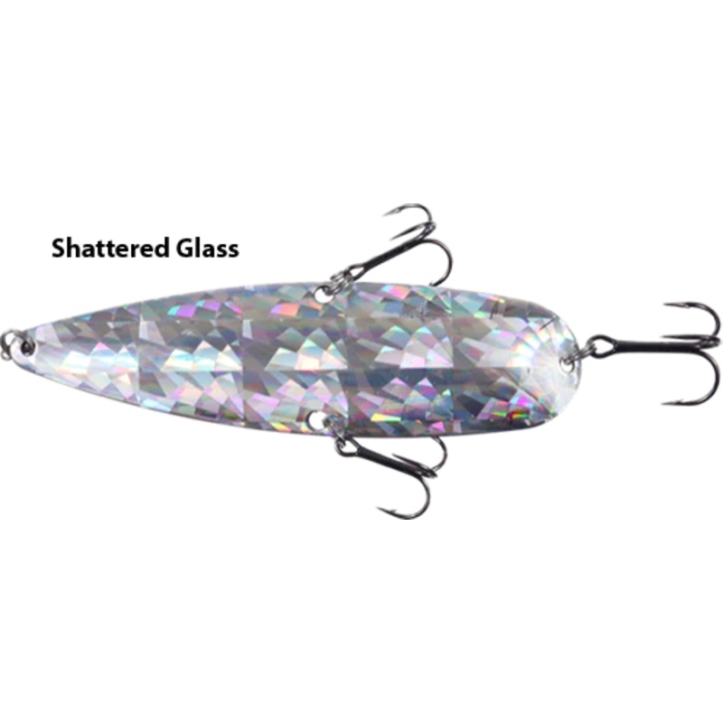 Dixie Jet Lures- Falcon Spoon|Shattered Glass Sexy Shad|Prism Shad|Nickel|Shattered Glass