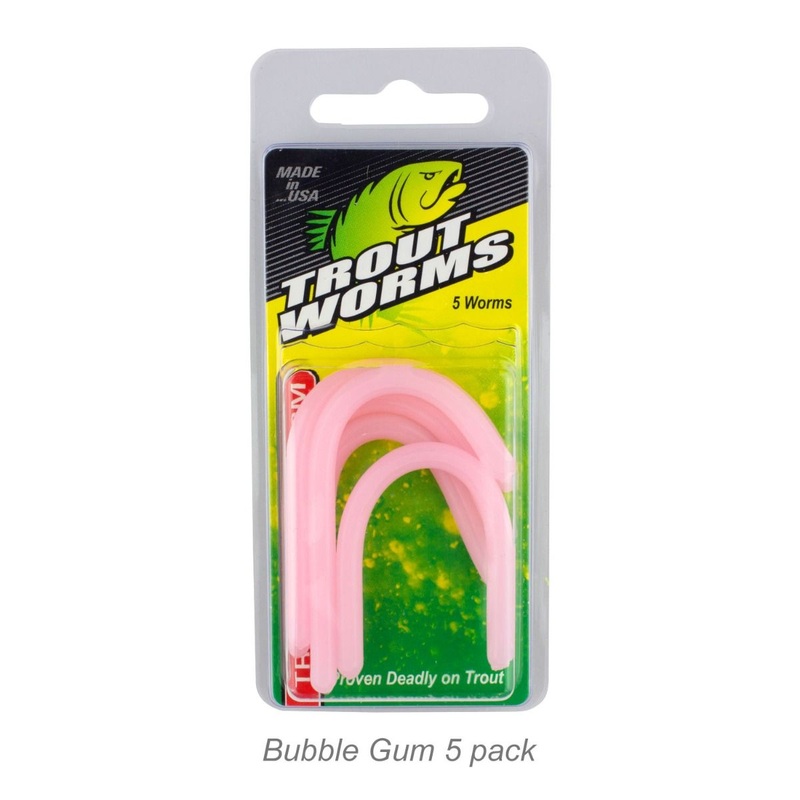 Trout Magnet- Trout Worms|Pink|Bubblegum