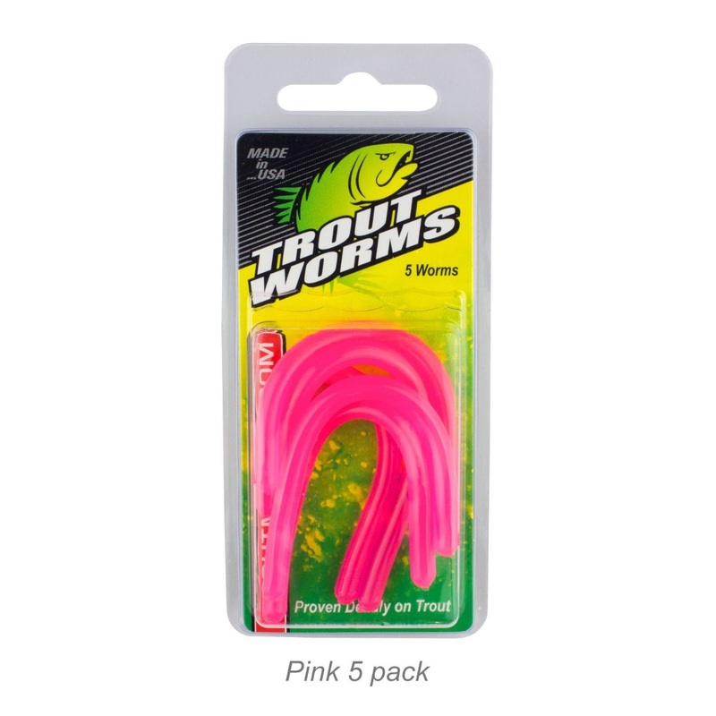Trout Magnet- Trout Worms|Pink|Bubblegum