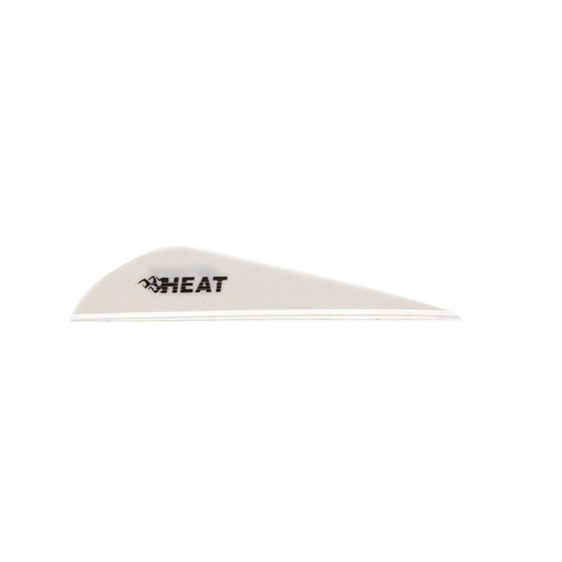 Bohning HEAT Vanes – 100pk|White|Hot Pink