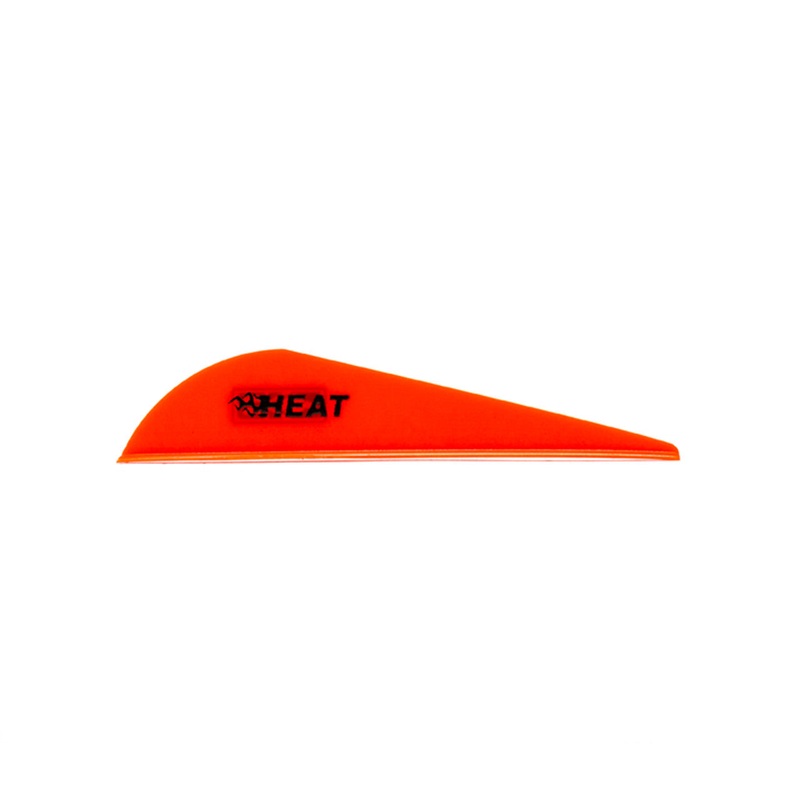 Bohning HEAT Vanes – 100pk|White|Hot Pink