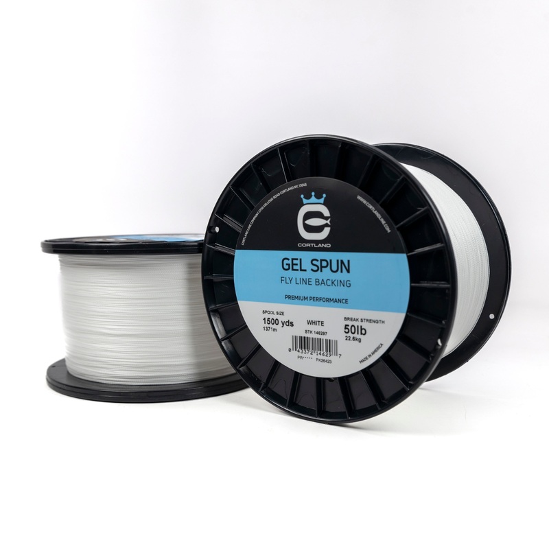 Gel Spun Fly Line Backing – White