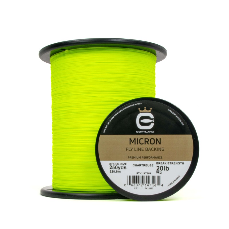 Micron Fly Line Backing – Chartreuse