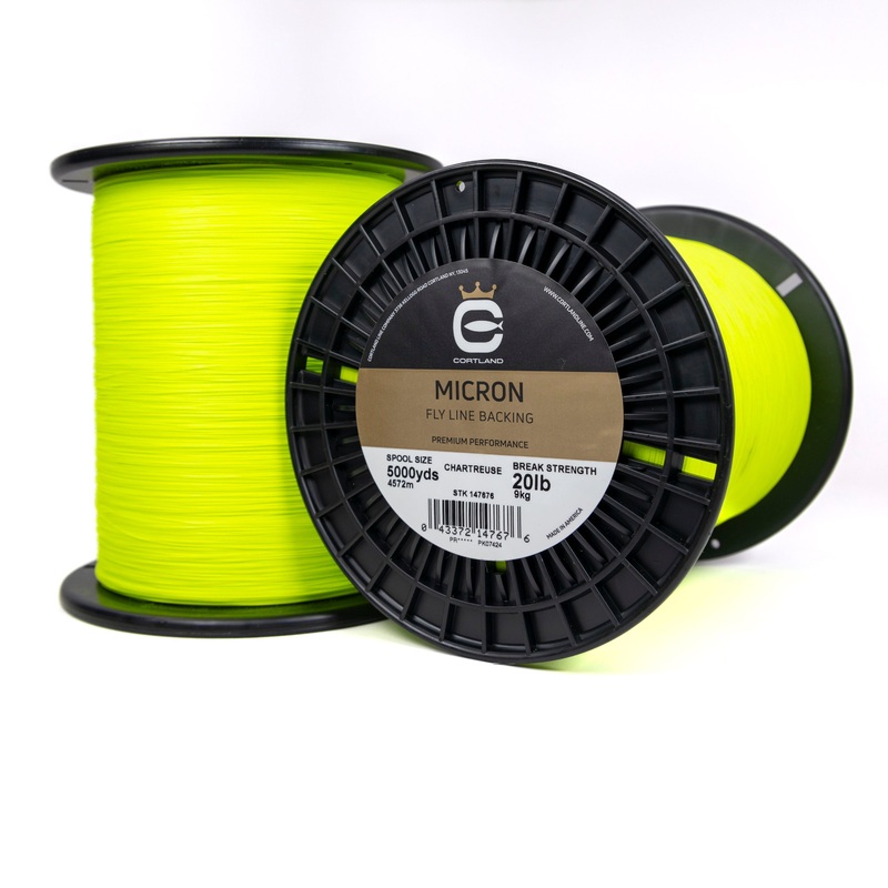 Micron Fly Line Backing – Chartreuse