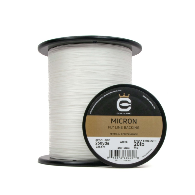 Micron Fly Line Backing – White
