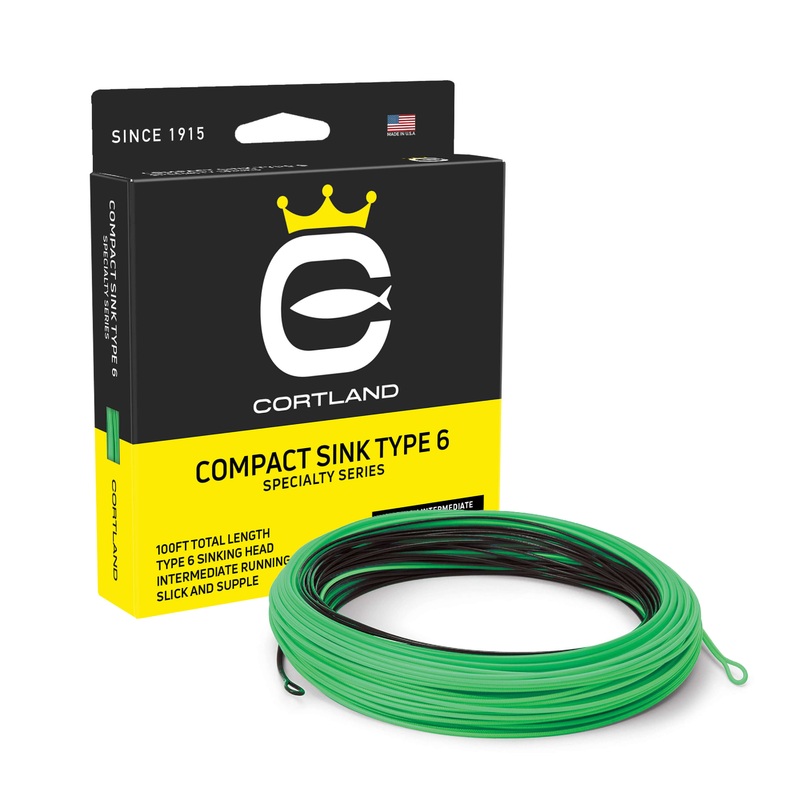 Compact Sink Type 6|BLACK / ELECTRIC GREEN|5/6WT – 200 GR|6/7WT – 240 GR|7/8WT – 275 GR|8/9WT – 310 GR|9/10WT – 350 GR|11/12WT – 425 GR|12+WT – 500 GR