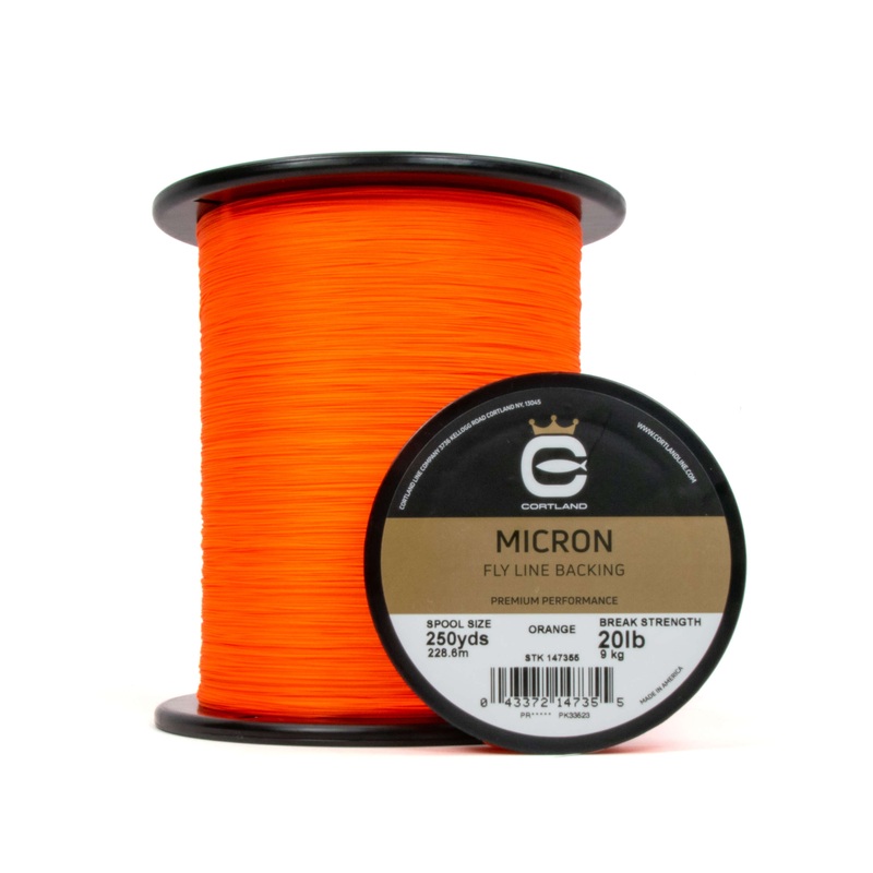 Micron Fly Line Backing – Orange