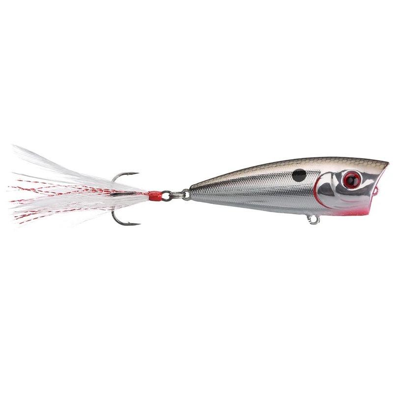Booyah Boss Pop 3 Popper|Arkansas Shiner|Bone Shiner|Chrome Black|Flashy Momma