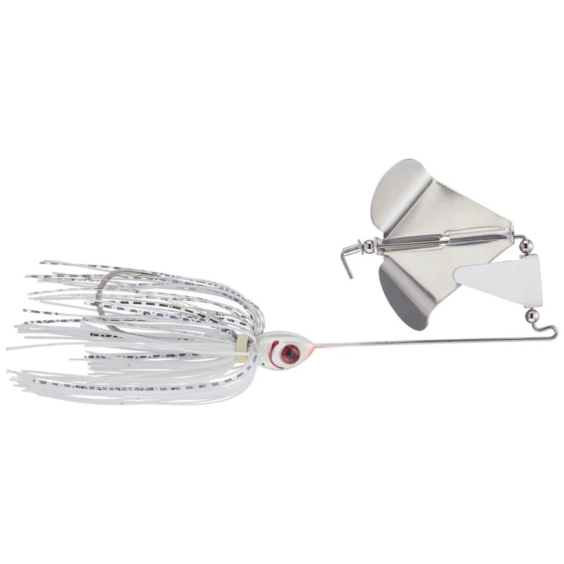 Booyah Buzz Buzzbaits|1/4oz|3/8oz|Snow White Shad|White Chartreuse Shad|Black w/ Bronze Cams