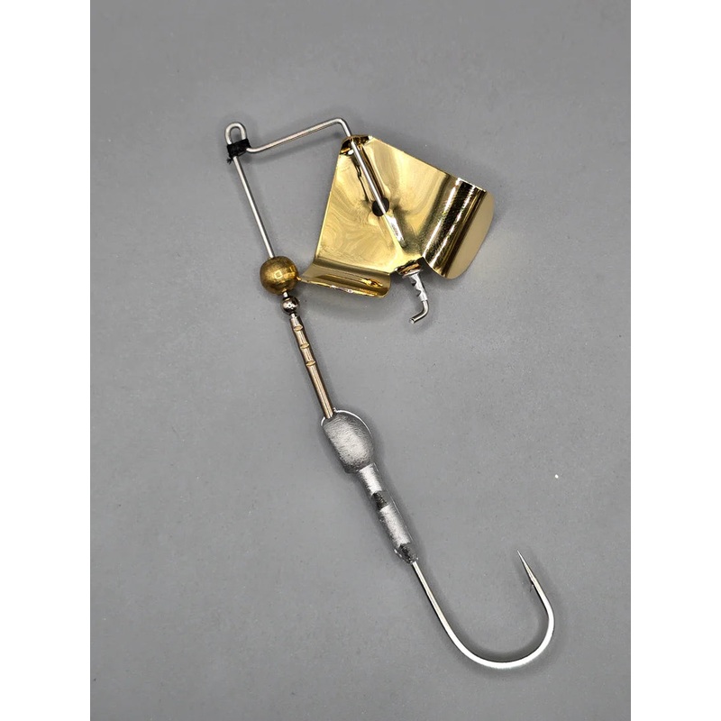 Brazalo M1 Pro Buzzbait|A blade (Large)|C blade (medium)|Gold|White|Nickel|Black