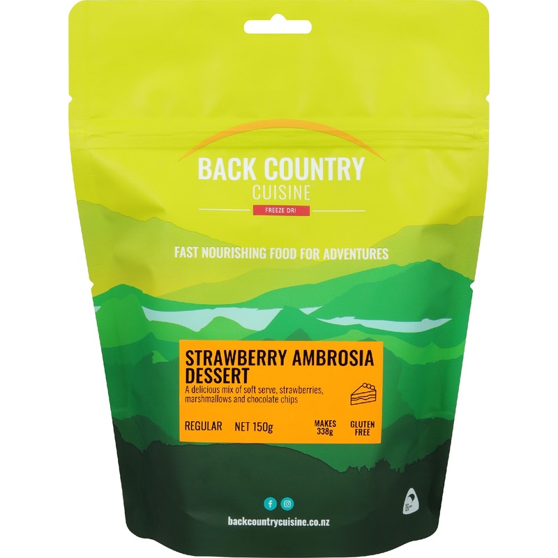 Back Country Cuisine Strawberry Ambrosia Dessert – Regular