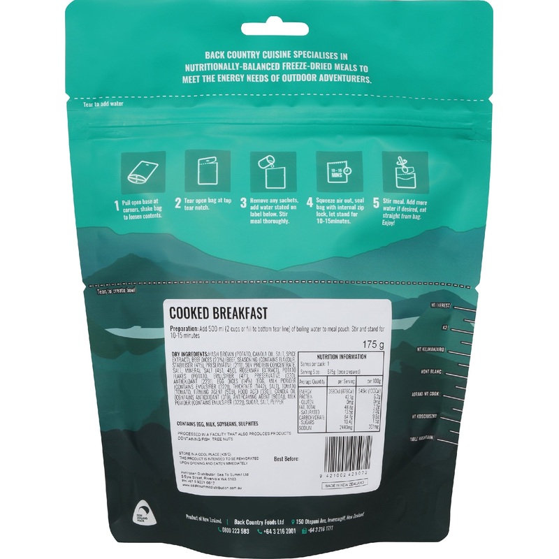 Back Country Cuisine Cooked Breakfast – Regular