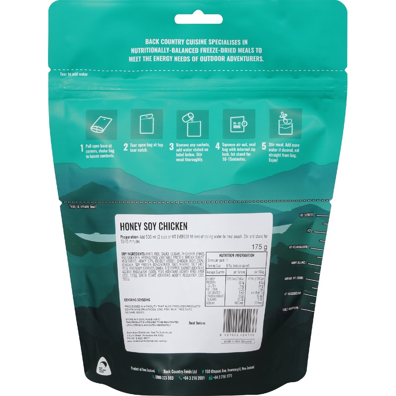 Back Country Cuisine Honey Soy Chicken – Regular