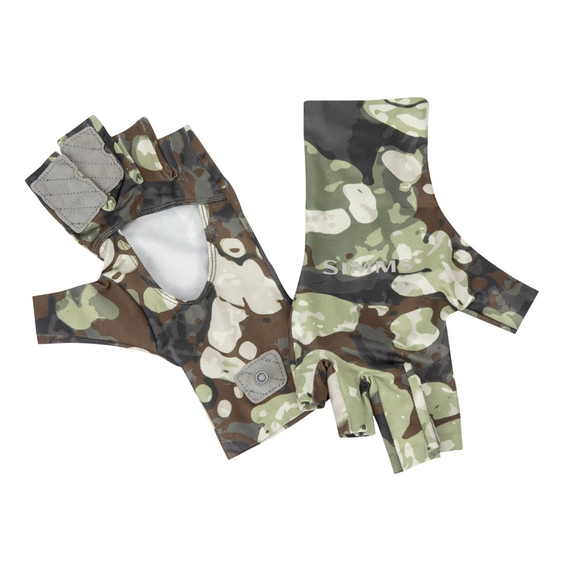 Simms Solarflex Sunglove|S|XL|L|M|REGIMENT CAMO CINDER|RIPARIAN CAMO