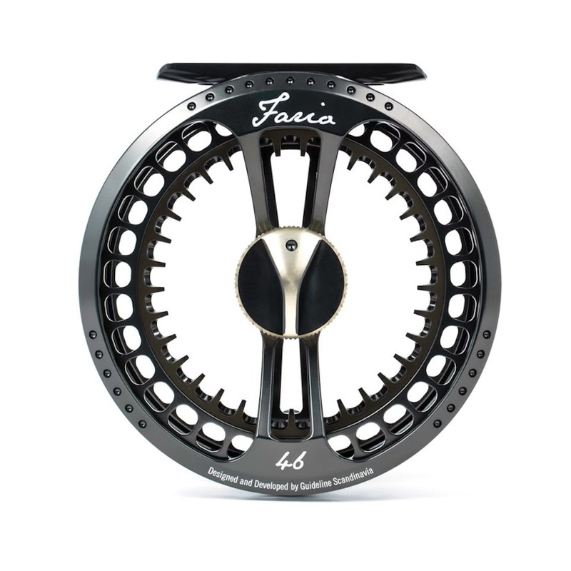 Guideline Fario Lw Fly Reel – Dk. Grey Green/gold