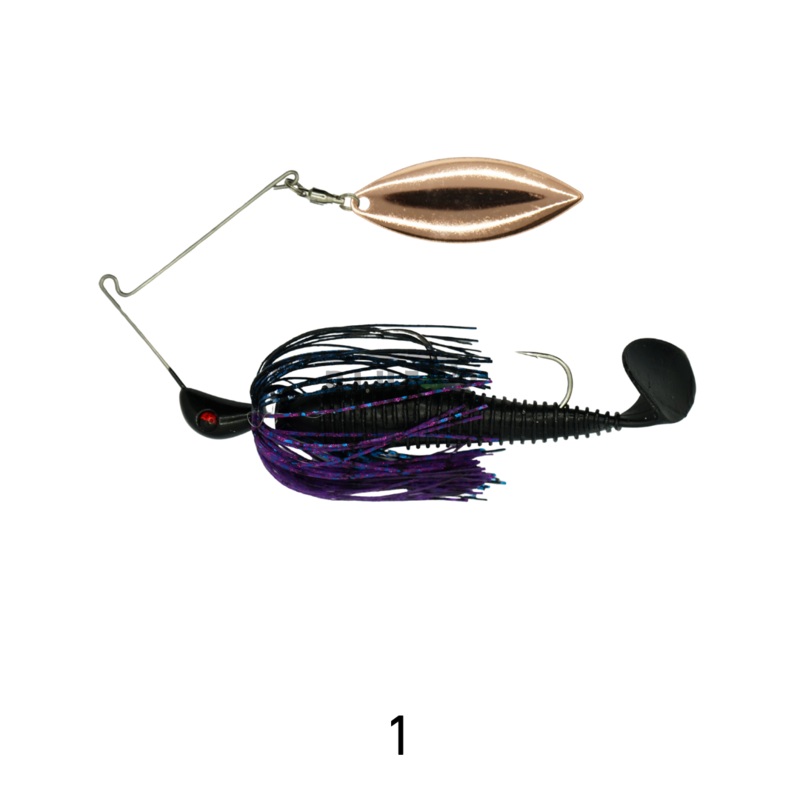 Spinwright 5/8oz Spinnerbait Single Willow Rigged 4