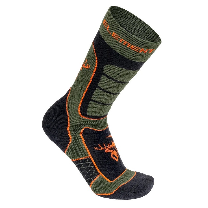 Hunters Element Apex Socks|L/9-11|XL/12-14.5|M/6-8.5|FOREST GREEN