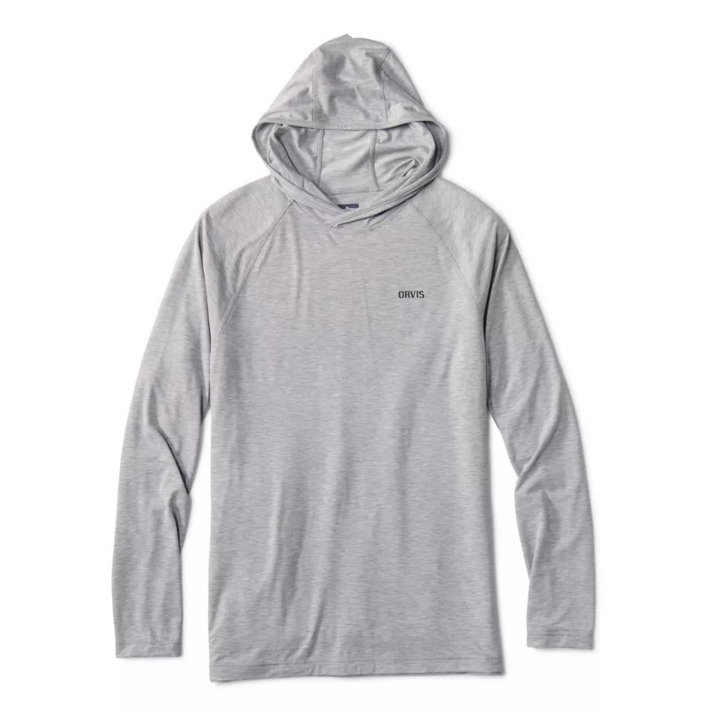 Orvis Dricast Logo Hoodie|M|L|XL|LIGHT HEATHER GREY