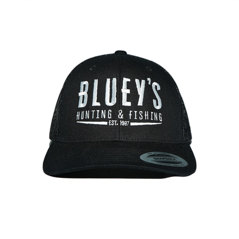 Bluey’s Logo Trucker Cap – Black