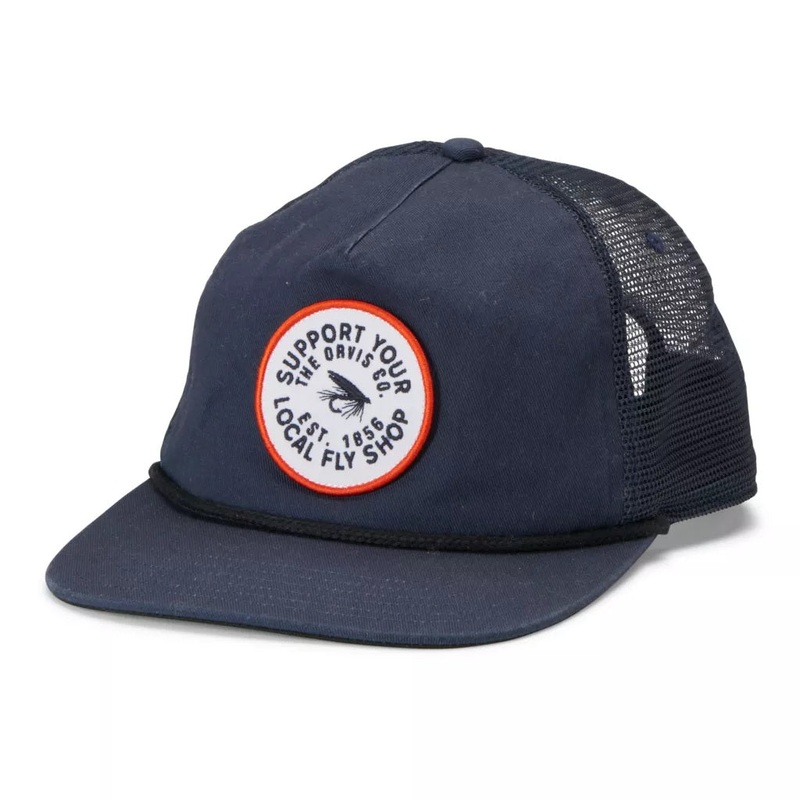 Orvis Fly Shop Rope Hat|TRUE NAVY|TANGERINE