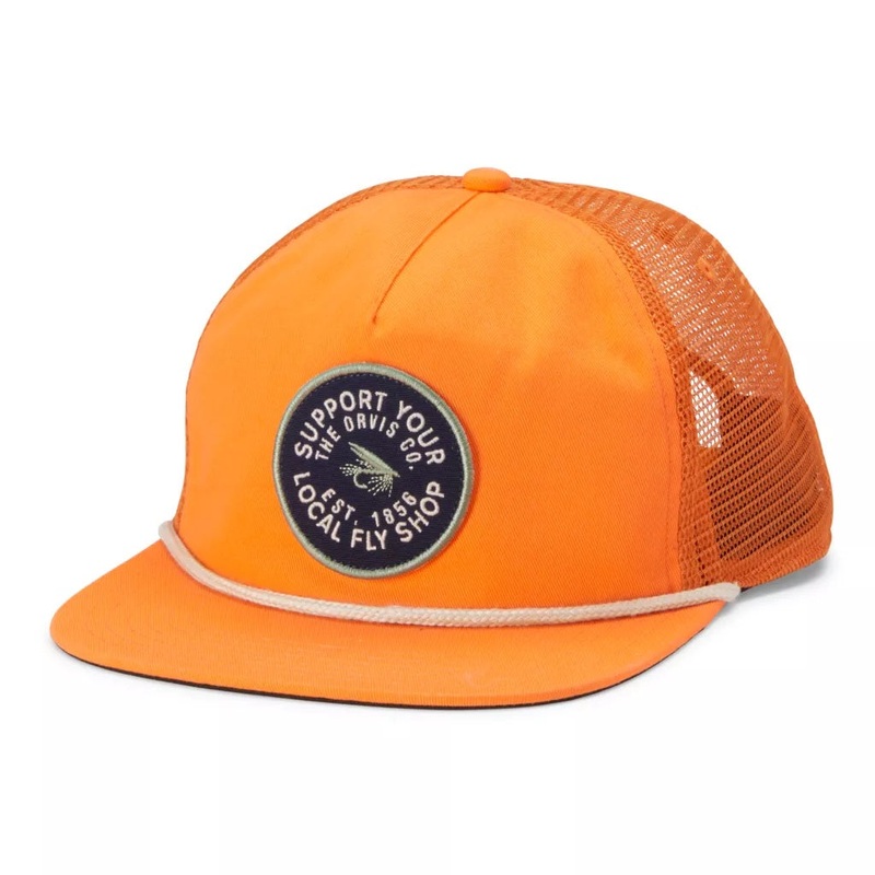 Orvis Fly Shop Rope Hat|TRUE NAVY|TANGERINE