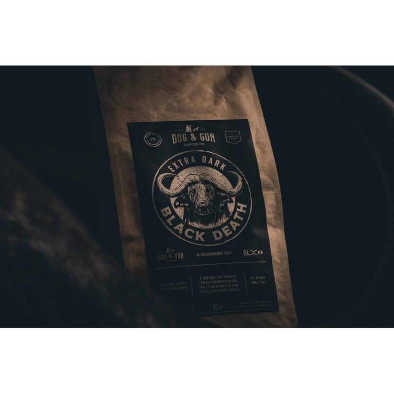 Dog And Gun Black Death – Extra Dark – Whole Beans / 500g