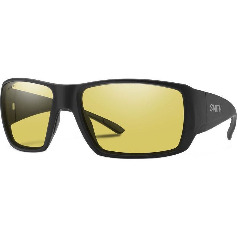 Smith Guide Choice Xl Matte Black With Chromapop Polarised Low Light Yellow Glass Lens