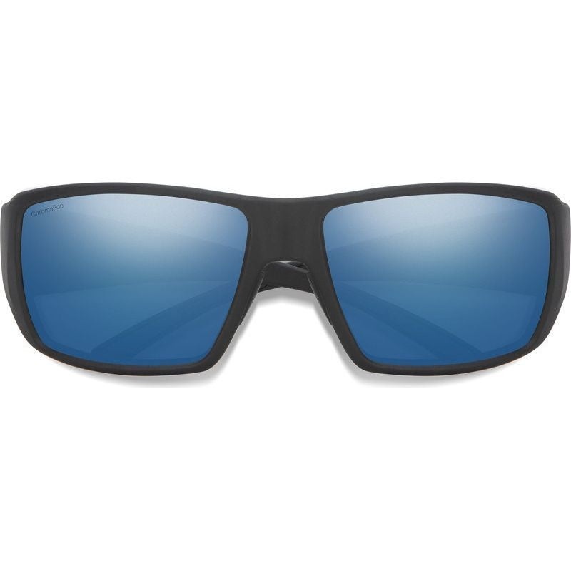 Smith Guides Choice Matte Black With Chromapop Polarized Glass Blue Mirror Lens