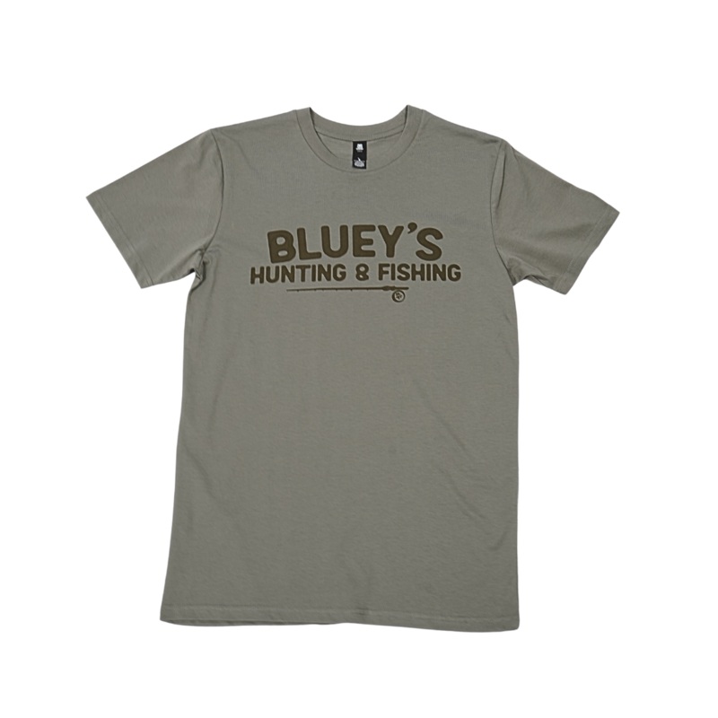 Bluey’s Mens Staple Deer Antler Tee -Granite