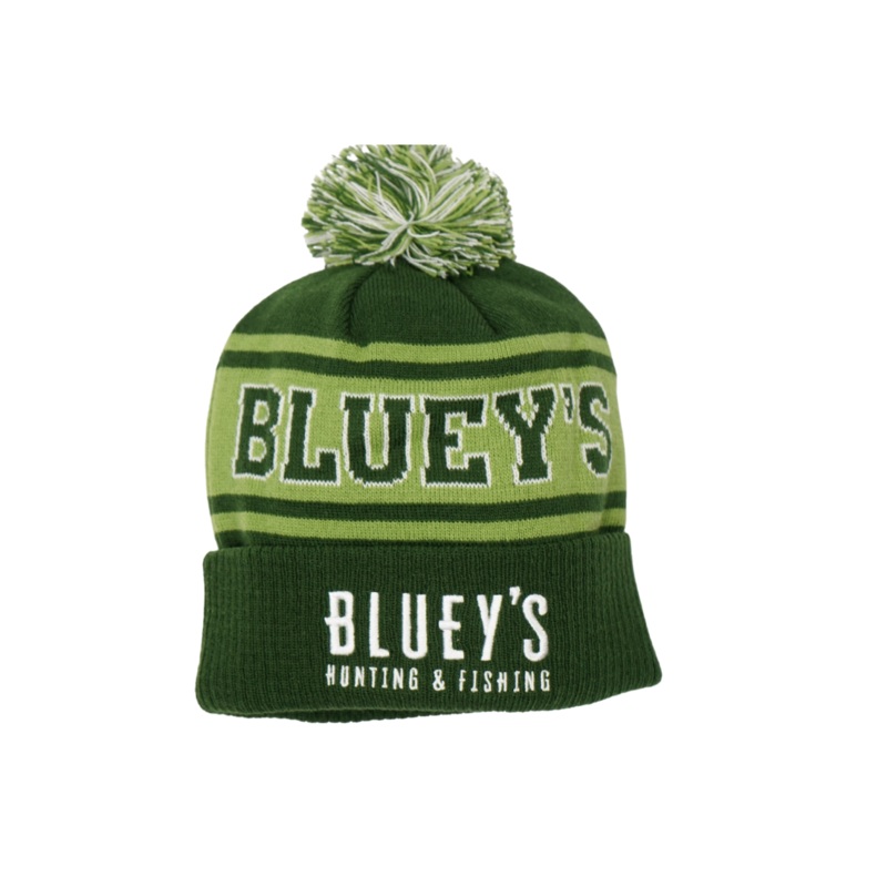 Bluey’s Pom Pom Beanie – Green & White