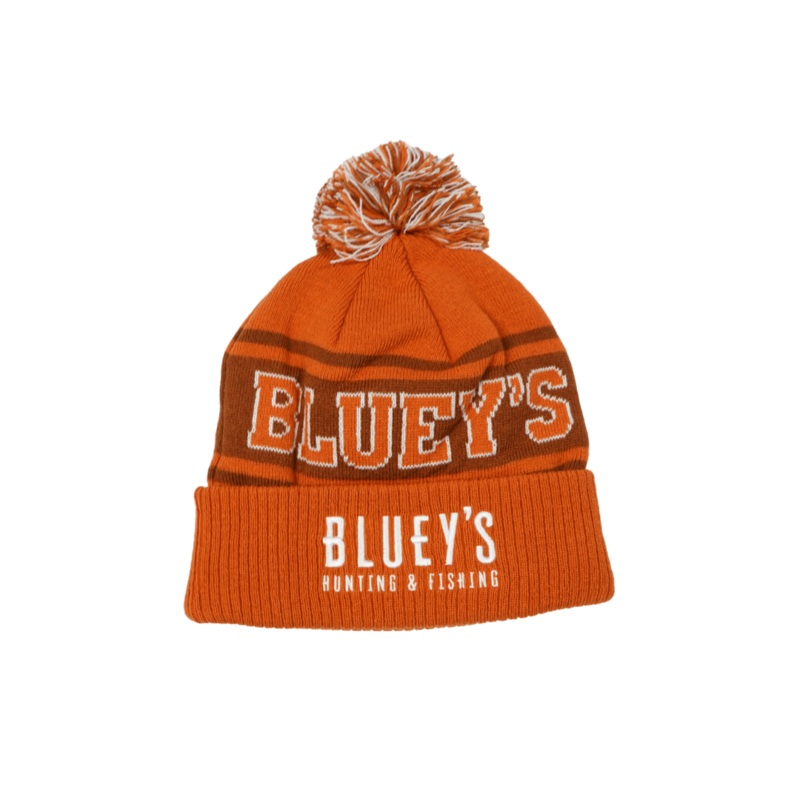 Bluey’s Pom Pom Beanie – Orange & White