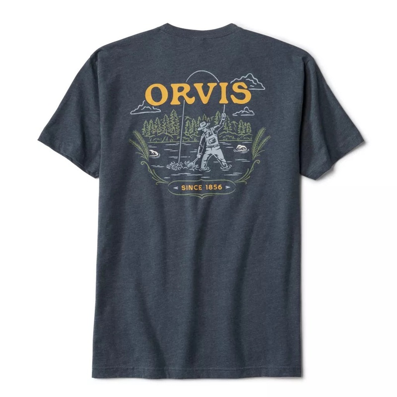 Orvis Sheridan T-shirt|S|XXL|XL|L|M|TRUE NAVY