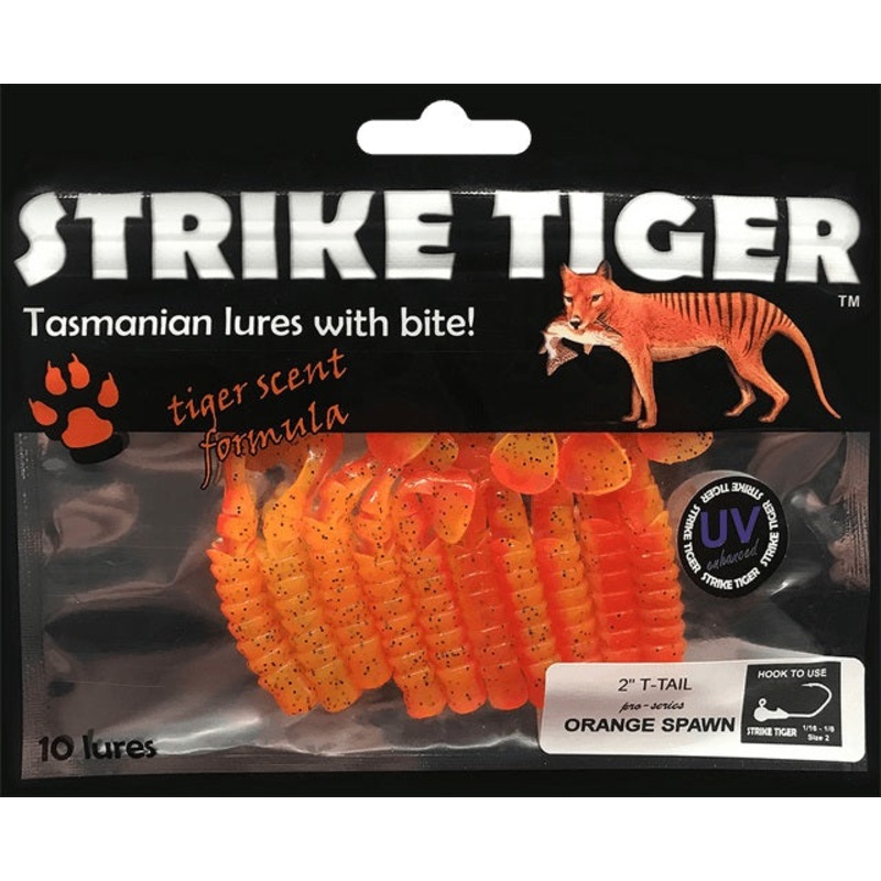 Strike Tiger 2 T-Tail Pro|STEALTH TIGER|PUMPKINSEED|BLACK N GOLD|ORANGE SPAWN