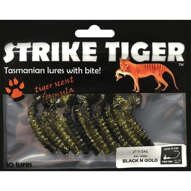 Strike Tiger 2 T-Tail Pro|STEALTH TIGER|PUMPKINSEED|BLACK N GOLD|ORANGE SPAWN