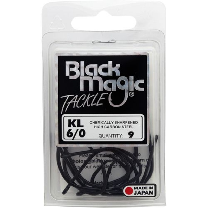 Black Magic KL Hook Eco Pack|06 – 34PCS|6/0 – 9PCS|5/0 – 14PCS|4/0 – 16PCS|3/0 – 20PCS|1/0 – 26PCS|01 – 28PCS|02 – 30PCS|04 – 32PCS