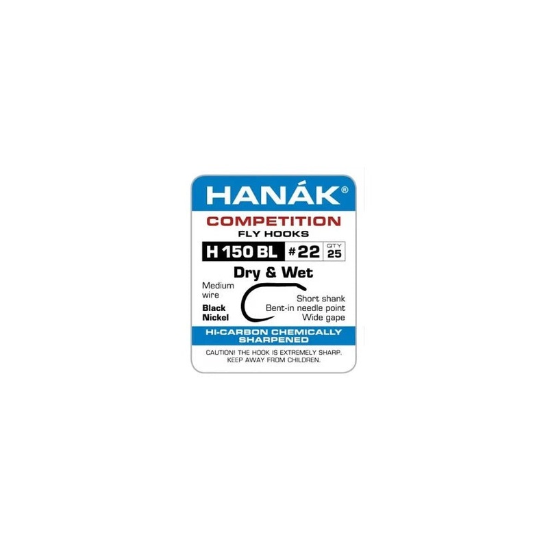 Hanak Competition Barbless Hooks Dry Fly H150BL