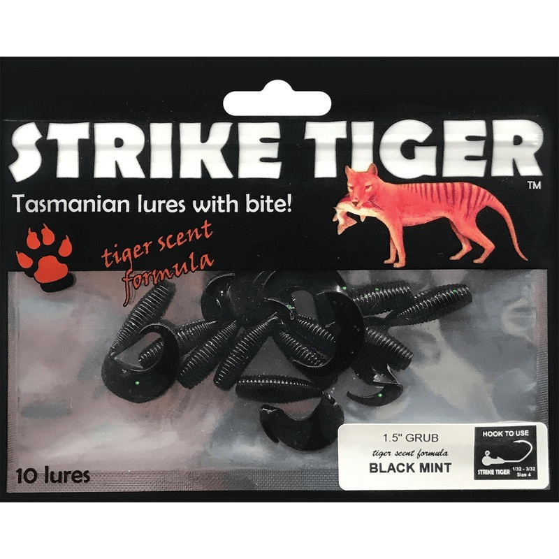 Strike Tiger 1.5 Grub|STAR LIGHT|VODKA N ORANGE|GINGER BEER|COPPER BERRY|BLACK AND GOLD|BLACK MINT|WHITEBAIT PEARL