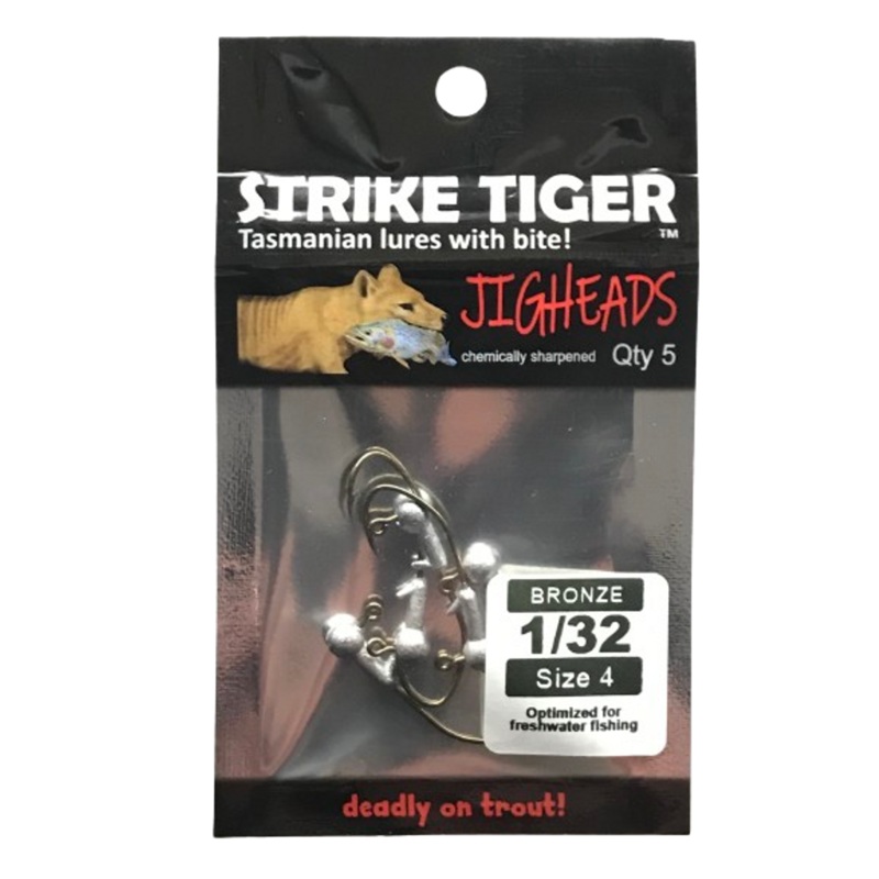 Strike Tiger Jighead Bronze 1/32 #4 (5 PK)