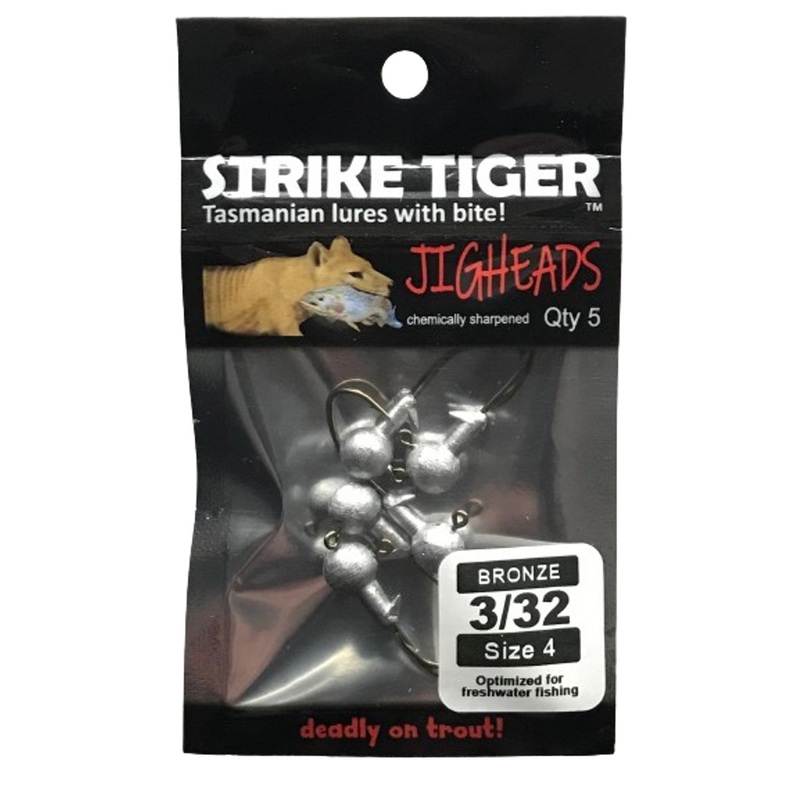 Strike Tiger Jighead Bronze 3/32 #4 (5 PK)