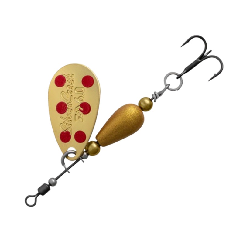 Daiwa Silvercreek Spinner 4.0|GOLD/RED DOT|WHITE PEACH|LASER|LADYBUG|GOLD/CHART|BLACK/CHART DOT