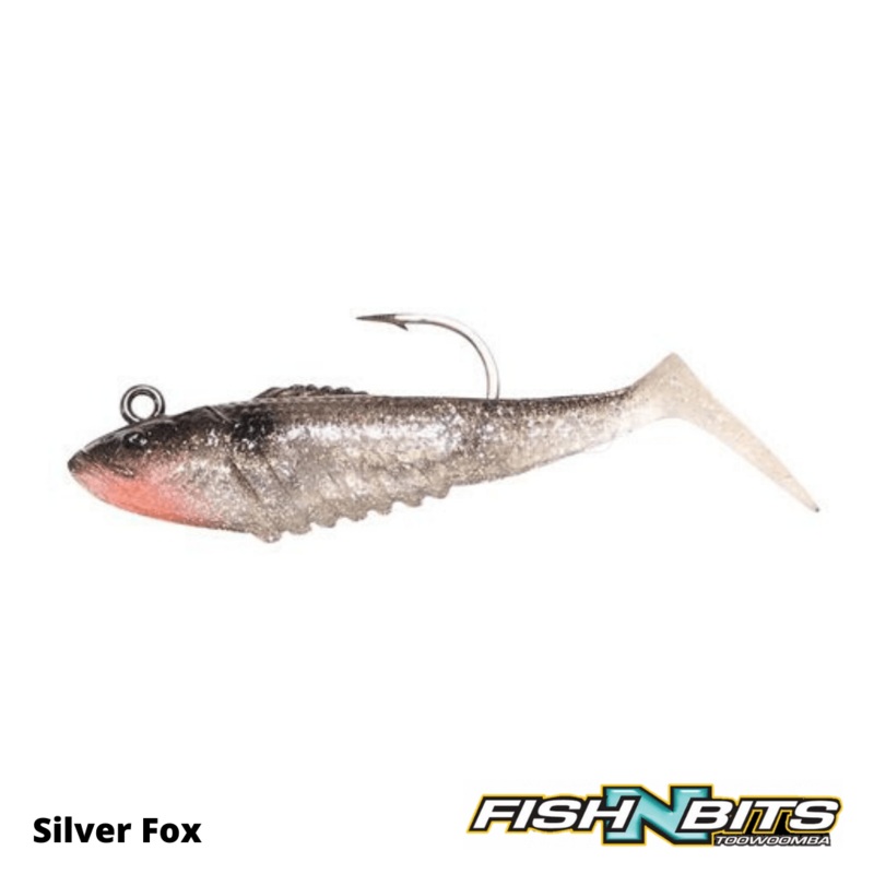 Squidgie – Slickrig 65mm|Silver Fox|Black Gold