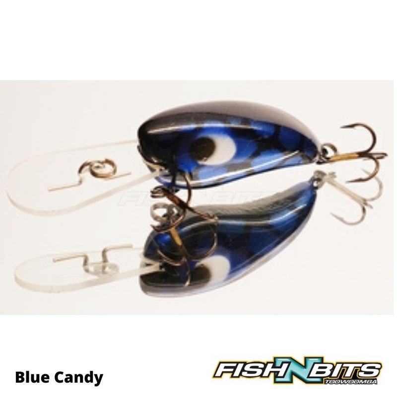 Eddy Lures – Mini Dam Buster|Red Candy|Blue Candy|Green Candy|Gold Candy|Blorange|Purple Pink|Yellowbelly|Cod|Spook