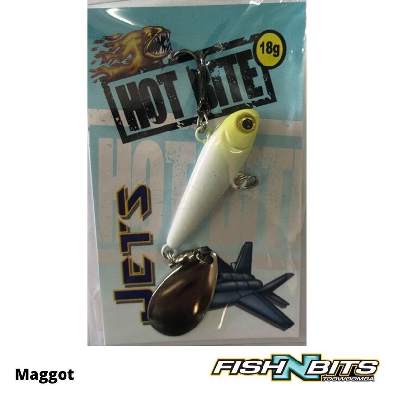 Hot Bite – Jet’s 18g|Bruiser|Pinkeye|Bluegill|Richter Scale|Maggot|Blue Job|Skid Mark|Rhoids|Golden Shower|Jackpot|Wet Dream|Violicious