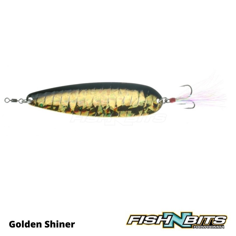 Nichols – Flutter Spoon 4|Undead|Bombshell Shad|Golden Shiner|Snow|Shattered Glass Hologram Silver