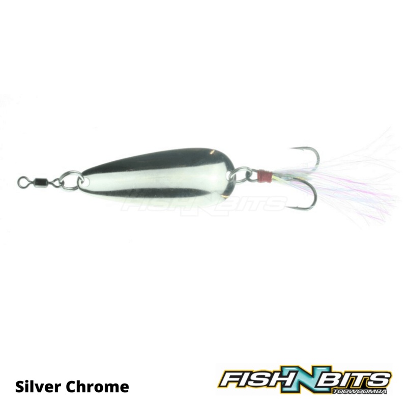 Nichols – Mojo Flutter Spoon|Shattered Glass|Blue Shad|Silver Chrome|Golden Shiner|Bombshell Shad|Purple Threadfin