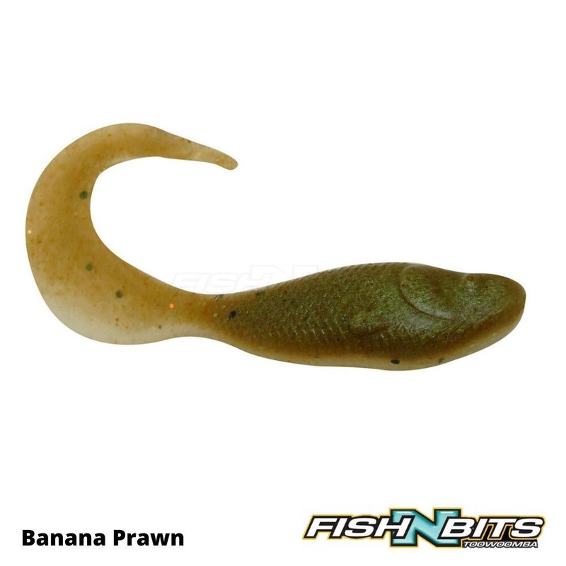 Gulp – Minnow grub 2”|camo|Pumpkinseed|Banana Prawn|Black