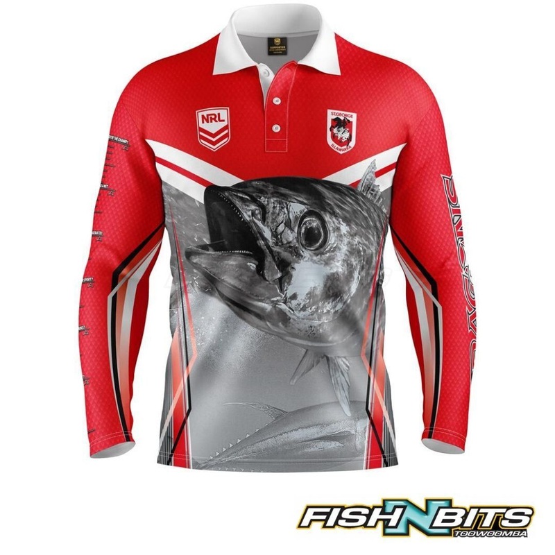 NRL – Fishing Jersey|Eels|Tigers|Panthers|Bulldogs|Dragons|6|8|10|S|XL