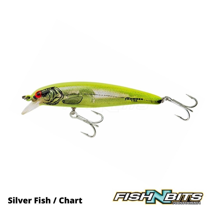 Bomber – Long A 14A|Silver Fish/Chart|Gold Chrome/Black Orange Belly|Gold Chrome/Black Back|Silver FL/Blue Back|Fire River Minnow