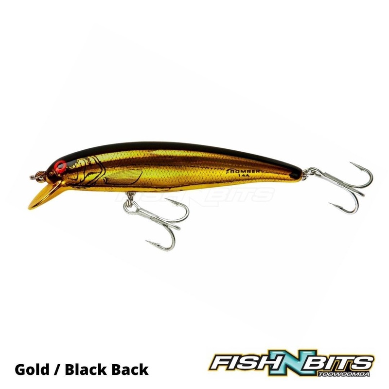 Bomber – Long A 14A|Silver Fish/Chart|Gold Chrome/Black Orange Belly|Gold Chrome/Black Back|Silver FL/Blue Back|Fire River Minnow
