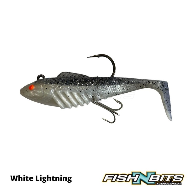 Custom 130 Slick Rig 3/4oz|Lorikeet|Lime Lightning|Pilly|White Lightning|Drop Bear|TNT|Black Gold|Green Grunter|Ginger Meggs|Drop Bear Chart|Goldeneye|Chart Lightning|Silver Fox|Hot Sunrise|New True Blue|Barra Breaker